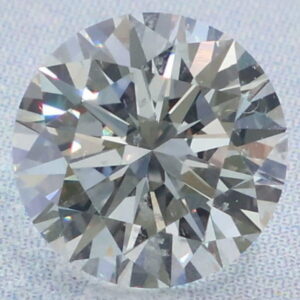 Natural 0.59 Carat H SI1 Round PGS Diamond