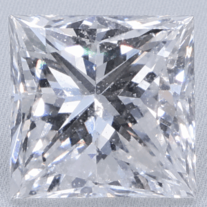 Natural 0.37 Carat Princess Diamond