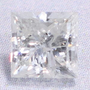 Natural 0.52 Carat   Princess Diamond