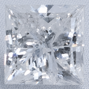 Natural 0.52 Carat   Princess Diamond