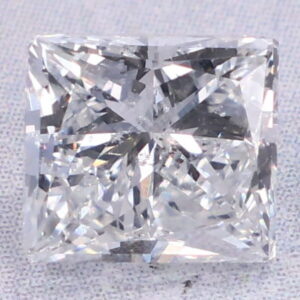 Natural 0.45 Carat G I1 Princess Diamond