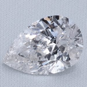 Natural 0.48 Carat F SI3 Pear Diamond