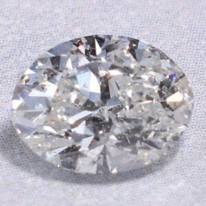 Natural 1.12 Carat J I1 Oval Diamond