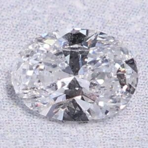 Natural 0.7 Carat G I1 Oval Diamond