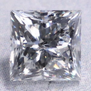 Natural 0.6 Carat H I1 Princess Diamond