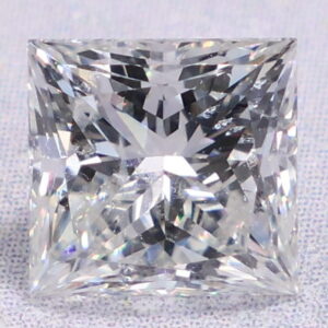 Natural 0.84 Carat H I1 Princess Diamond