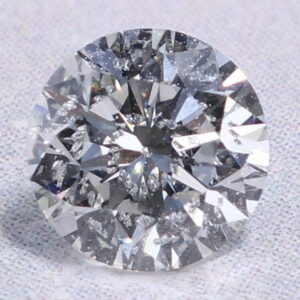 Natural 1.52 Carat I I1 Round Diamond