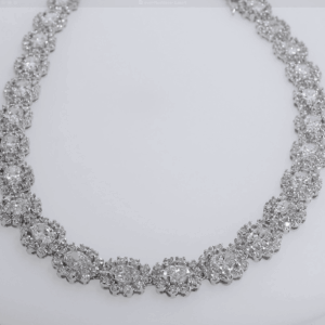Oval and Round Lab Diamond Necklace (44 1/2cttw)