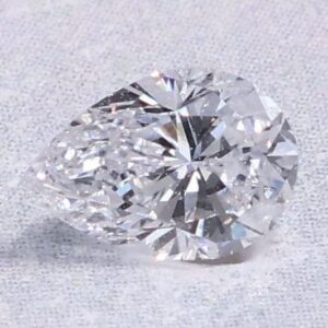 0.45 Carat Pear EGL Natural Diamond D-vs2 GOOD symmetry, GOOD polish.