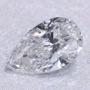 0.5 Carat Pear EGL Natural Diamond F-SI3 GOOD symmetry, GOOD polish.