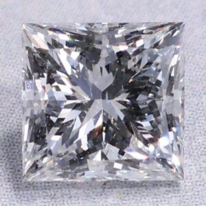 1.01 Carat Princess EGL Natural Diamond H-SI1 VERY GOOD symmetry, VERY GOOD polish.