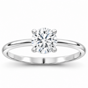Lab Diamond Solitaire Ring (1cttw)