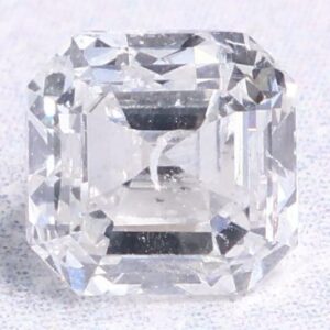 Natural 0.74 Carat G SI3 Asscher EGL Diamond