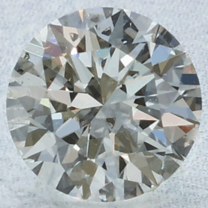0.71 Carat Round EGL Natural Diamond H-SI2 GOOD symmetry, GOOD polish.