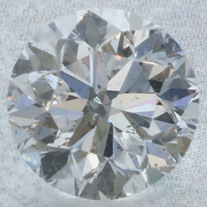 0.52 Carat Round EGL Natural Diamond F-SI2 Good symmetry, Good polish.
