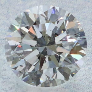 0.5 Carat Round EGL Natural Diamond G-SI3 Good symmetry, Good polish.