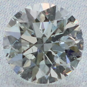 Natural 0.5 Carat J SI1 Round EGL Diamond