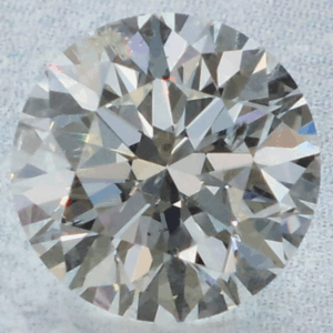 0.5 Carat Round EGL Natural Diamond J-SI1 Excellent symmetry, Excellent polish.