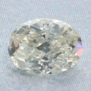 0.42 Carat Oval EGL Natural Diamond N-SI1 Good symmetry, Good polish.