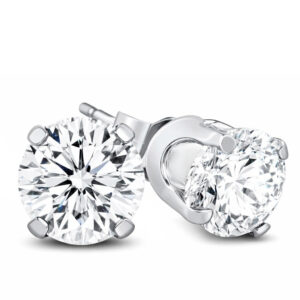 Top White Natural Diamond Stud Earrings (1cttw - 1.25cttw)