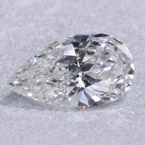 0.57 Carat Pear EGL Natural Diamond G-SI3 Good symmetry, Very Good polish.