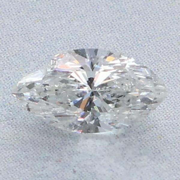 0.51 carat marquise natural diamond F color I2 clarity EGL certified