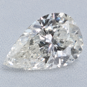 0.46 Carat Pear EGL Natural Diamond L-SI1 Good symmetry, Very Good polish.