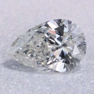 0.95 Carat Pear EGL Natural Diamond J-SI2 Good symmetry, Good polish.