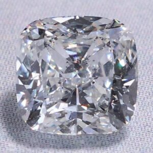 1.01 Carat Cushion EGL Natural Diamond H-SI2 Good symmetry, Very Good polish.