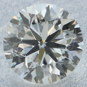 Natural 0.54 Carat J VS2 Round EGL Diamond