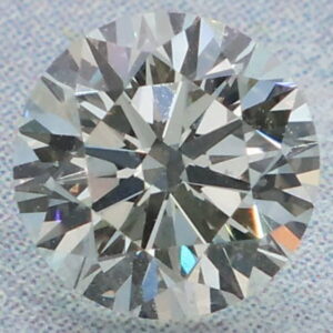 Natural 0.51 Carat L VS1 Round EGL Diamond