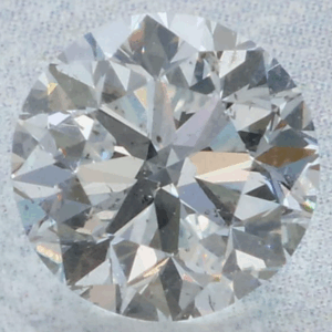 Natural 0.51 Carat F SI2 Round EGL Diamond