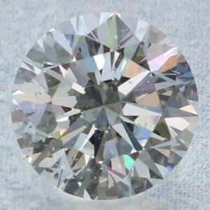 0.51 Carat Round EGL Natural Diamond G-SI3 Good symmetry, Good polish.