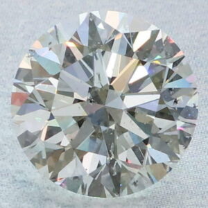 0.5 Carat Round EGL Natural Diamond J-SI3 Good symmetry, Very Good polish.