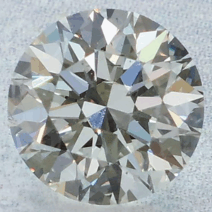 0.5 Carat Round EGL Natural Diamond H-SI2 Very Good symmetry, Very Good polish.