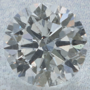 0.71 Carat Round EGL Natural Diamond G-SI3 Good symmetry, Good polish.