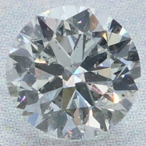 Natural 0.5 Carat H SI1 Round EGL Diamond