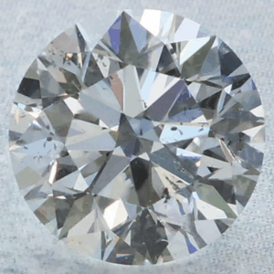 0.73 Carat Round EGL Natural Diamond F-SI3 Good symmetry, Good polish.
