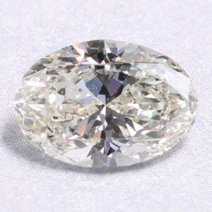 1.26 Carat Oval EGL Natural Diamond L-SI2 Good symmetry, Good polish.