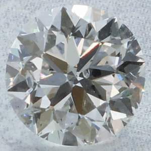 0.49 Carat Round EGL Natural Diamond I-SI2 Good symmetry, Very Good polish.