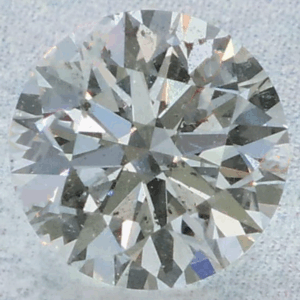 0.63 Carat F I1 EGL 400165615D Good symmetry, Very Good polish.