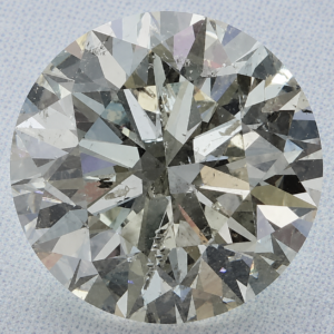 Natural 1 Carat M I2 Round GIA Diamond