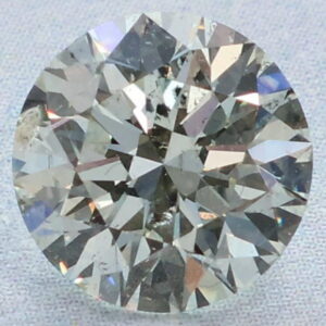 Natural 0.7 Carat K I2 Round GIA Diamond