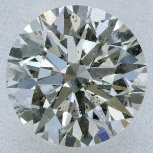 0.91 carat Round F I1 Natural Diamond
