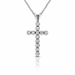 Cross Diamond Pendant (1/5cttw)