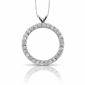 Circle Diamond Pendant (1/4cttw)