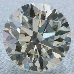 Natural 4.16 Carat N SI1 Round GIA Diamond
