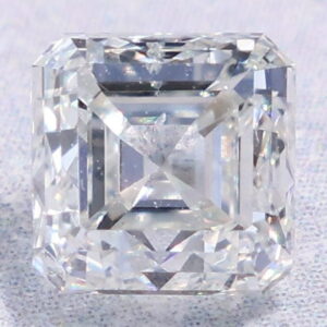 Natural 0.7 Carat J I2 Asscher EGL Diamond