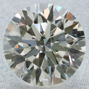 0.91 Carat Round EGL Natural Diamond N-SI1 Very Good symmetry, Very Good polish.
