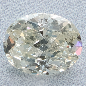 0.42 Carat Oval EGL Natural Diamond N-SI1 Good symmetry, Good polish.